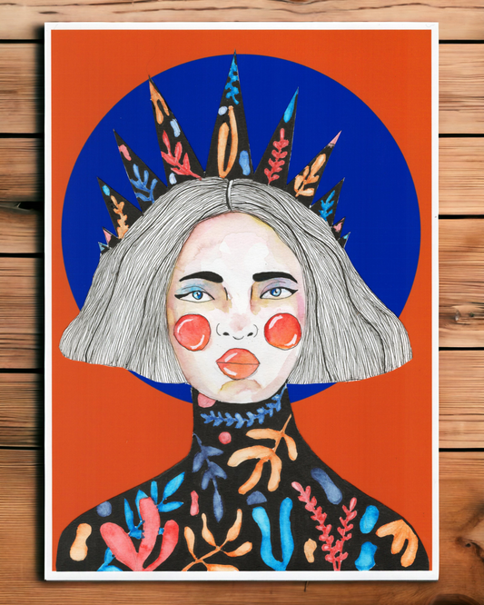 Print "Floral Queen"